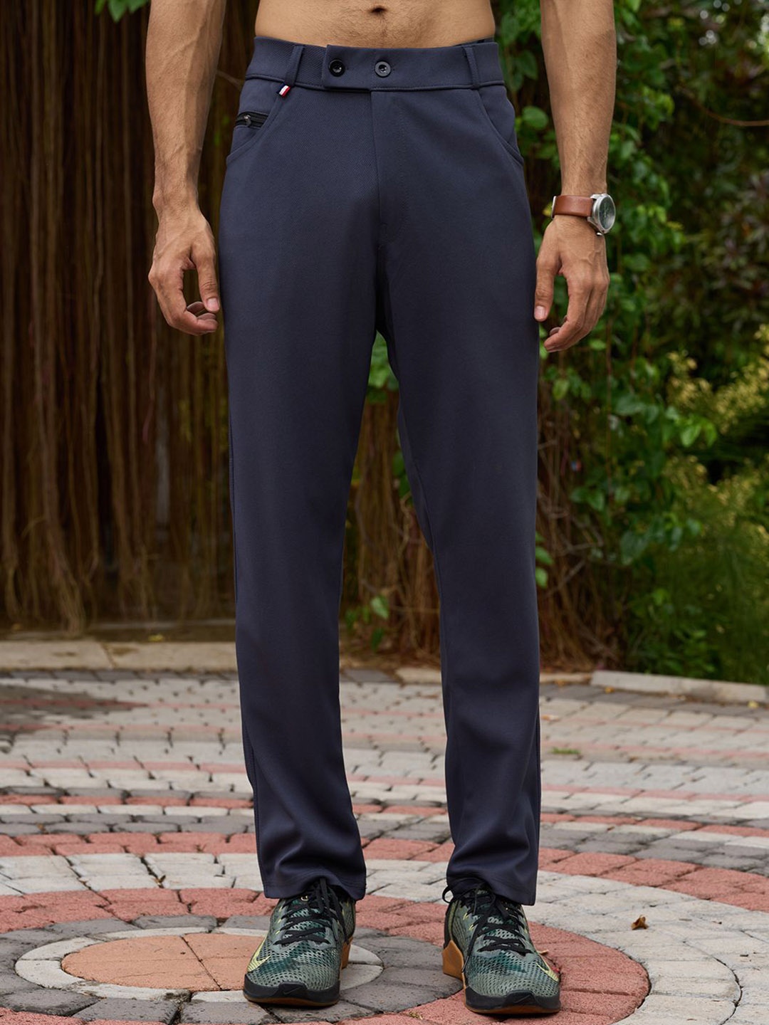 

Fashion FRICKS Men Relaxed Joggers, Grey