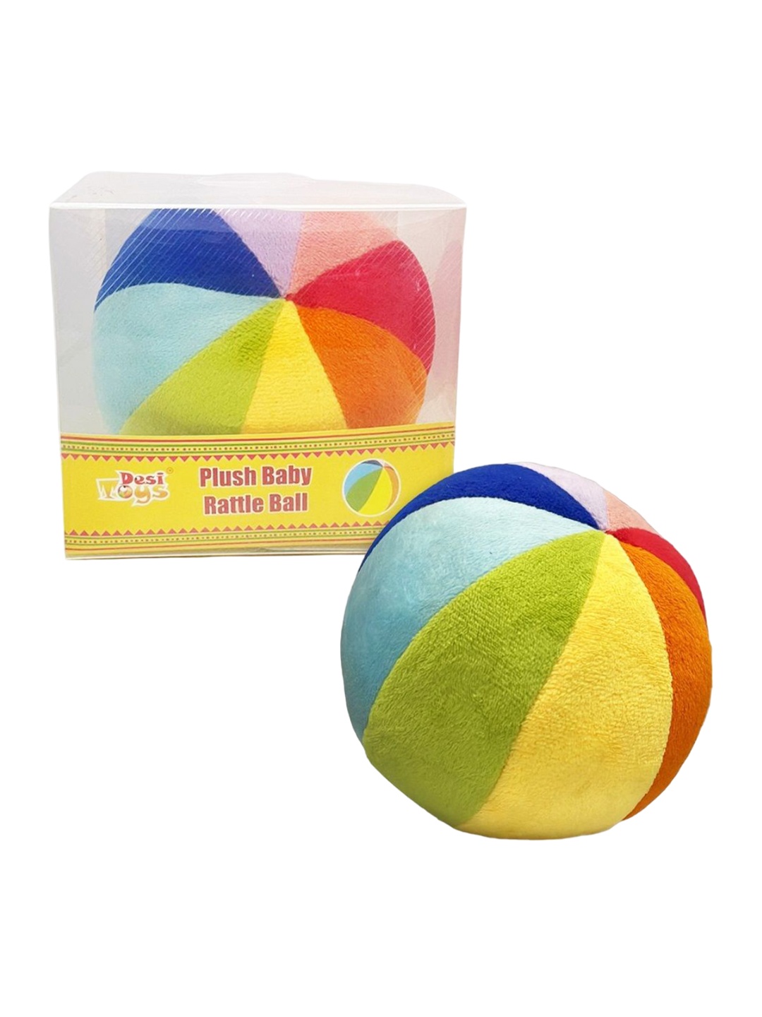 

Desi Toys Cotton Baby Rattle Ball, Green