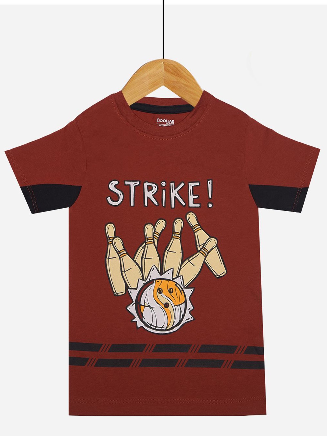 

Dollar Champion Kidswear Boys Printed T-shirt, Brown