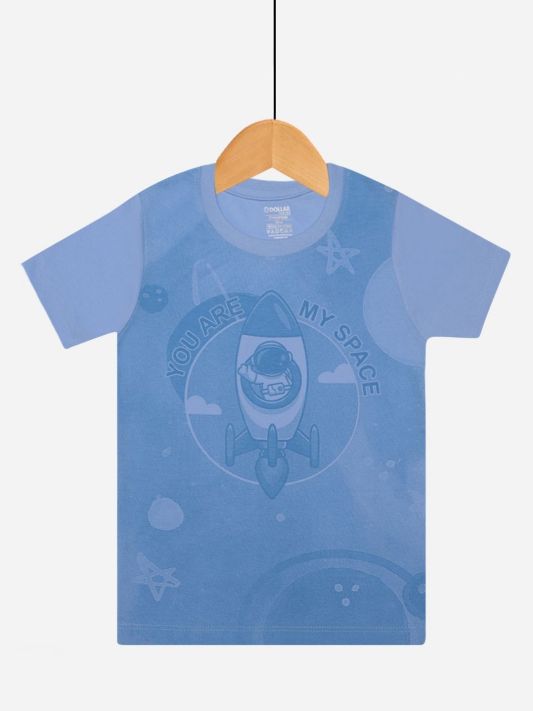 

Dollar Champion Kidswear Boys Graphic Printed Round Neck T-shirt, Blue
