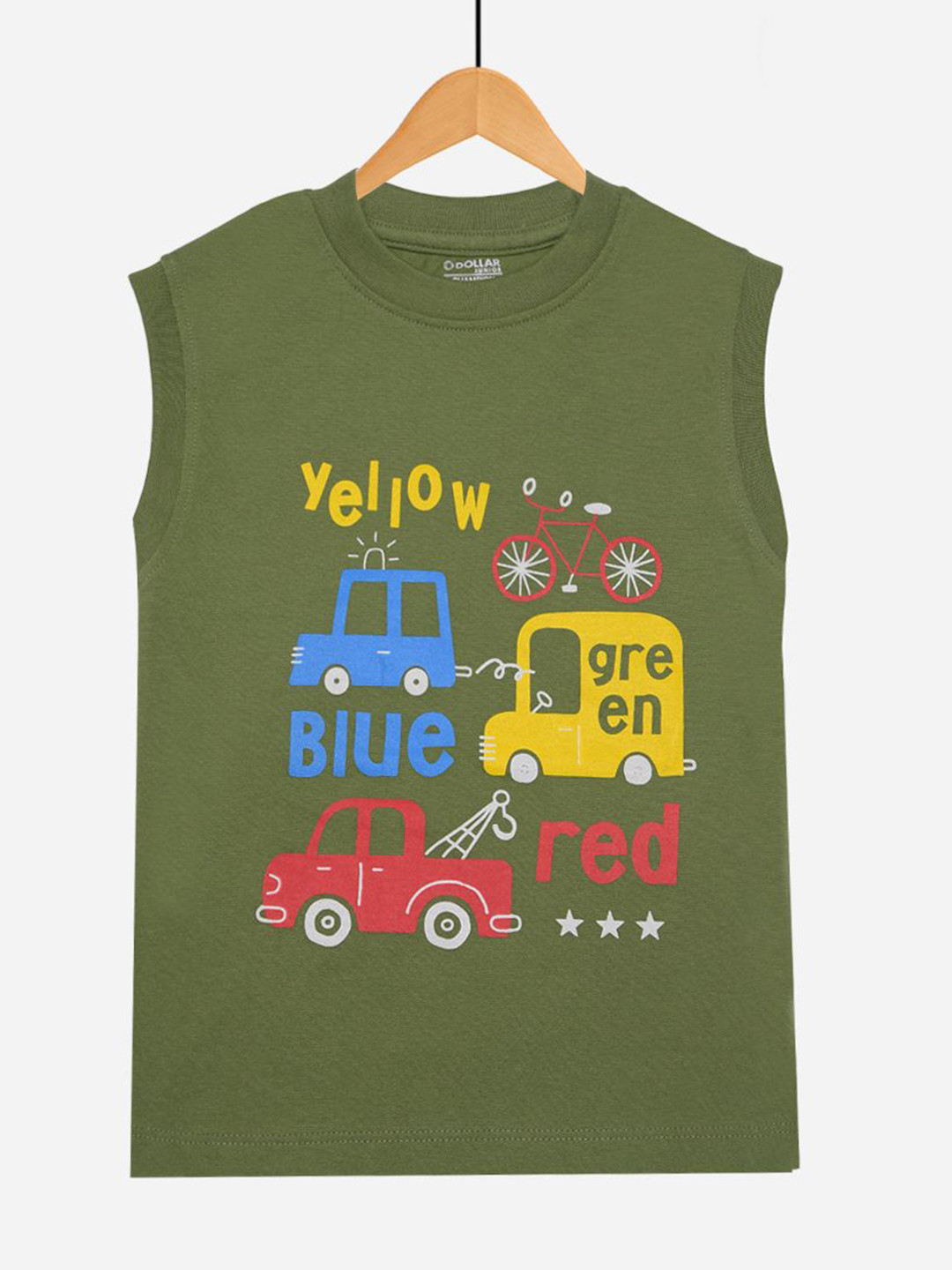 

Dollar Champion Kidswear Boys Typography Printed T-shirt, Green