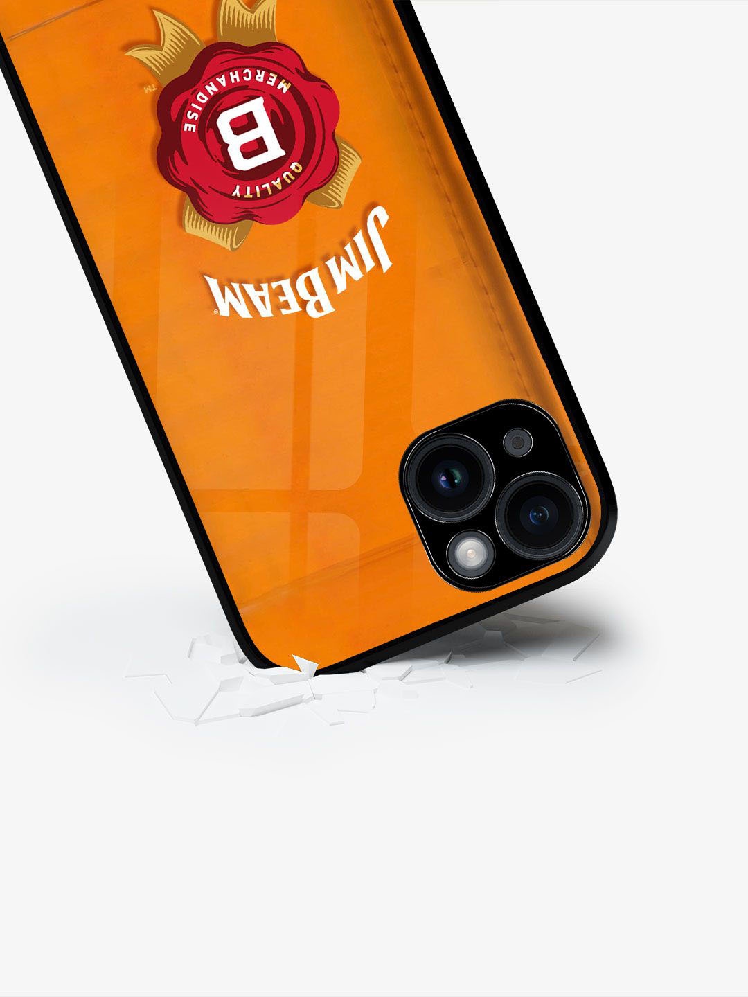 

macmerise Typography Printed iPhone 15 Back Case Mobile Accessories, Orange