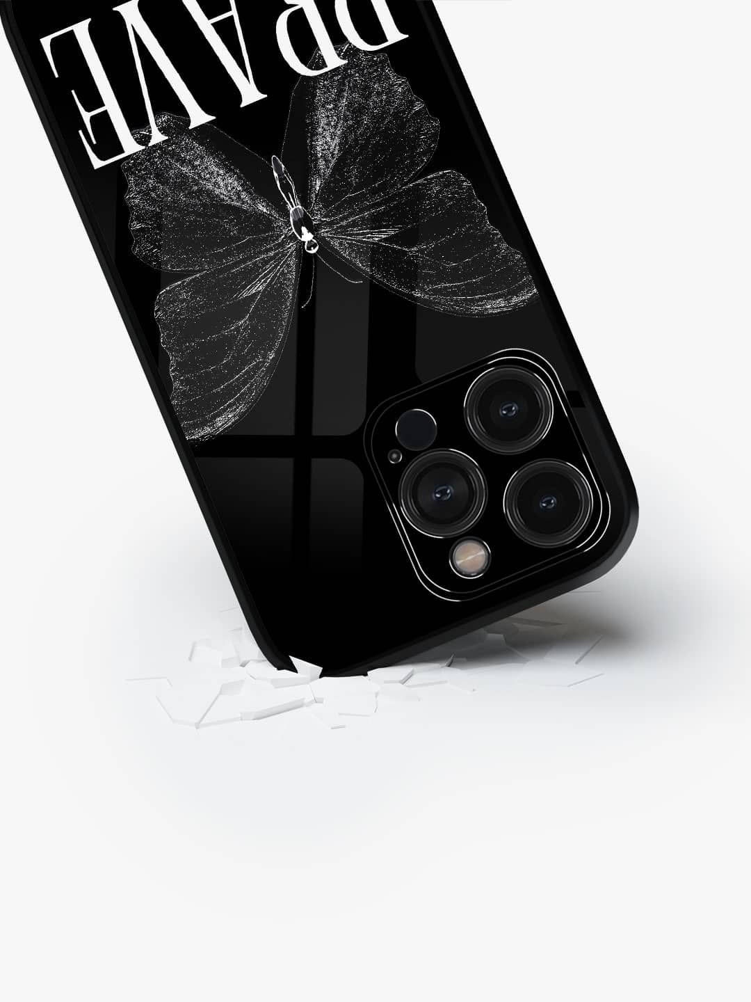 

macmerise Typography Printed iPhone 15 Pro Back Case Mobile Accessories, Black