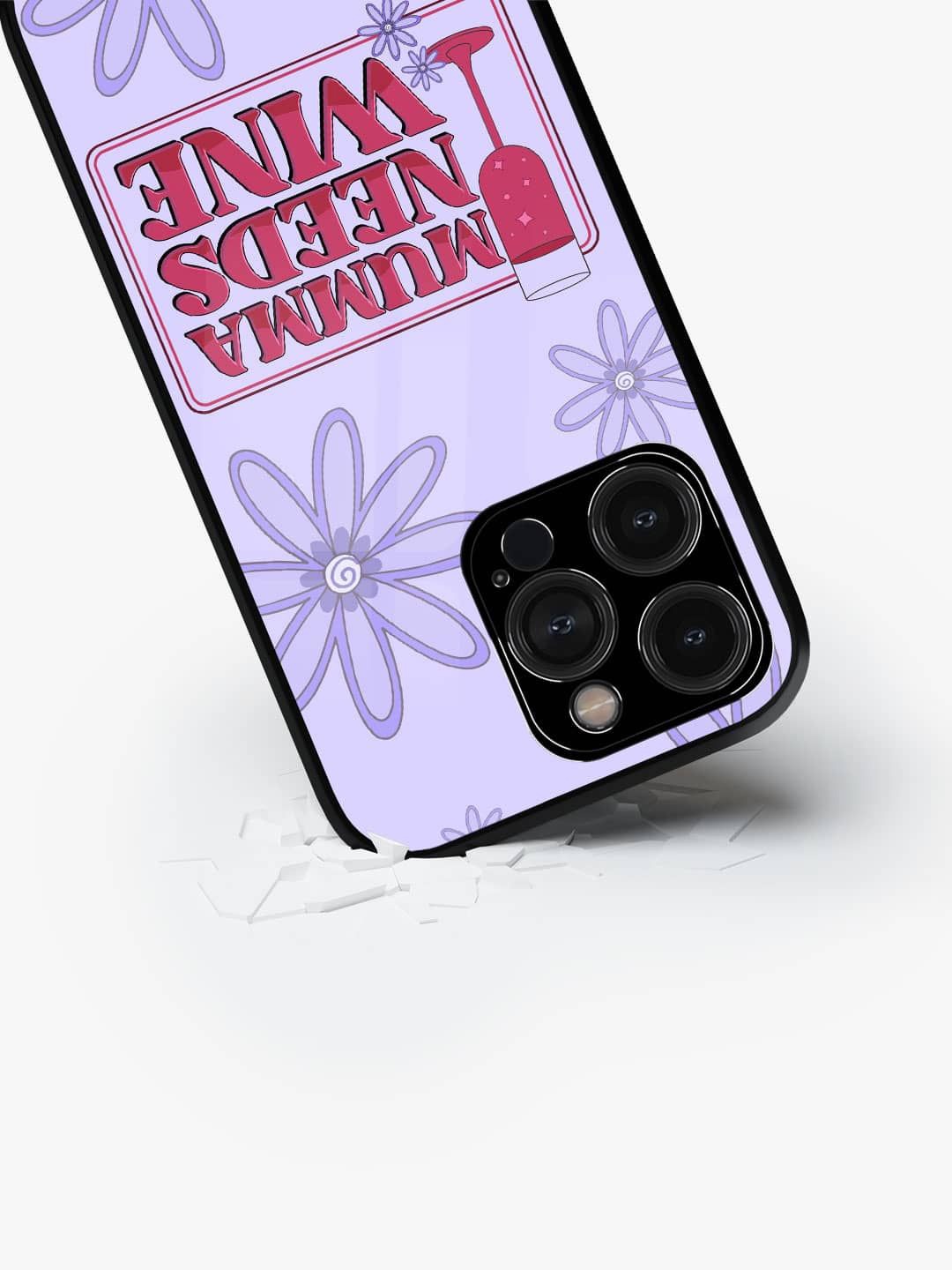 

macmerise Typography Printed iPhone 15 Pro Back Case Mobile Accessories, Purple