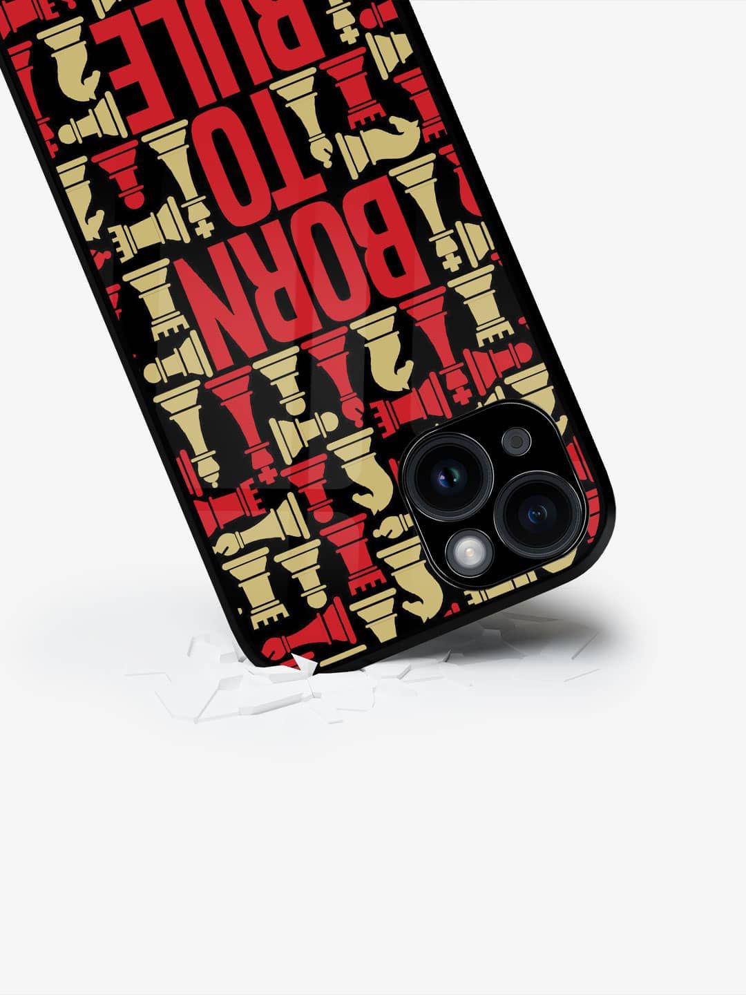 

macmerise Typography Printed iPhone 15 Plus Back Case Mobile Accessories, Black