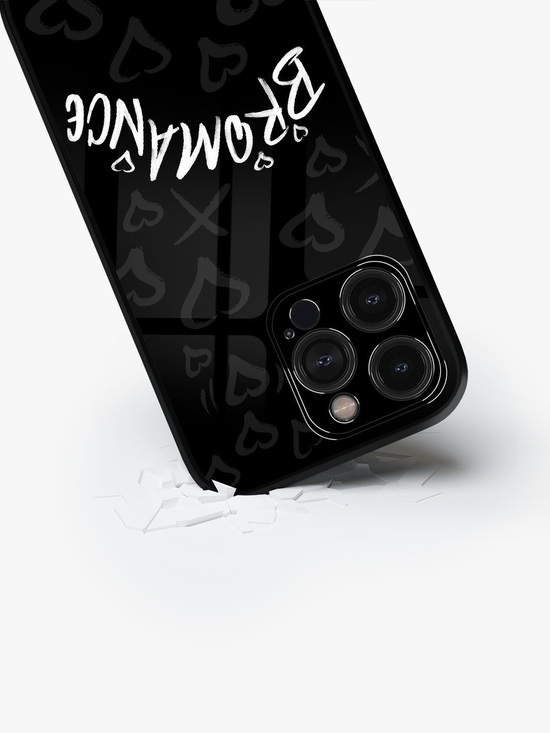 

macmerise Typography Printed iPhone 15 Pro Back Case Mobile Accessories, Black