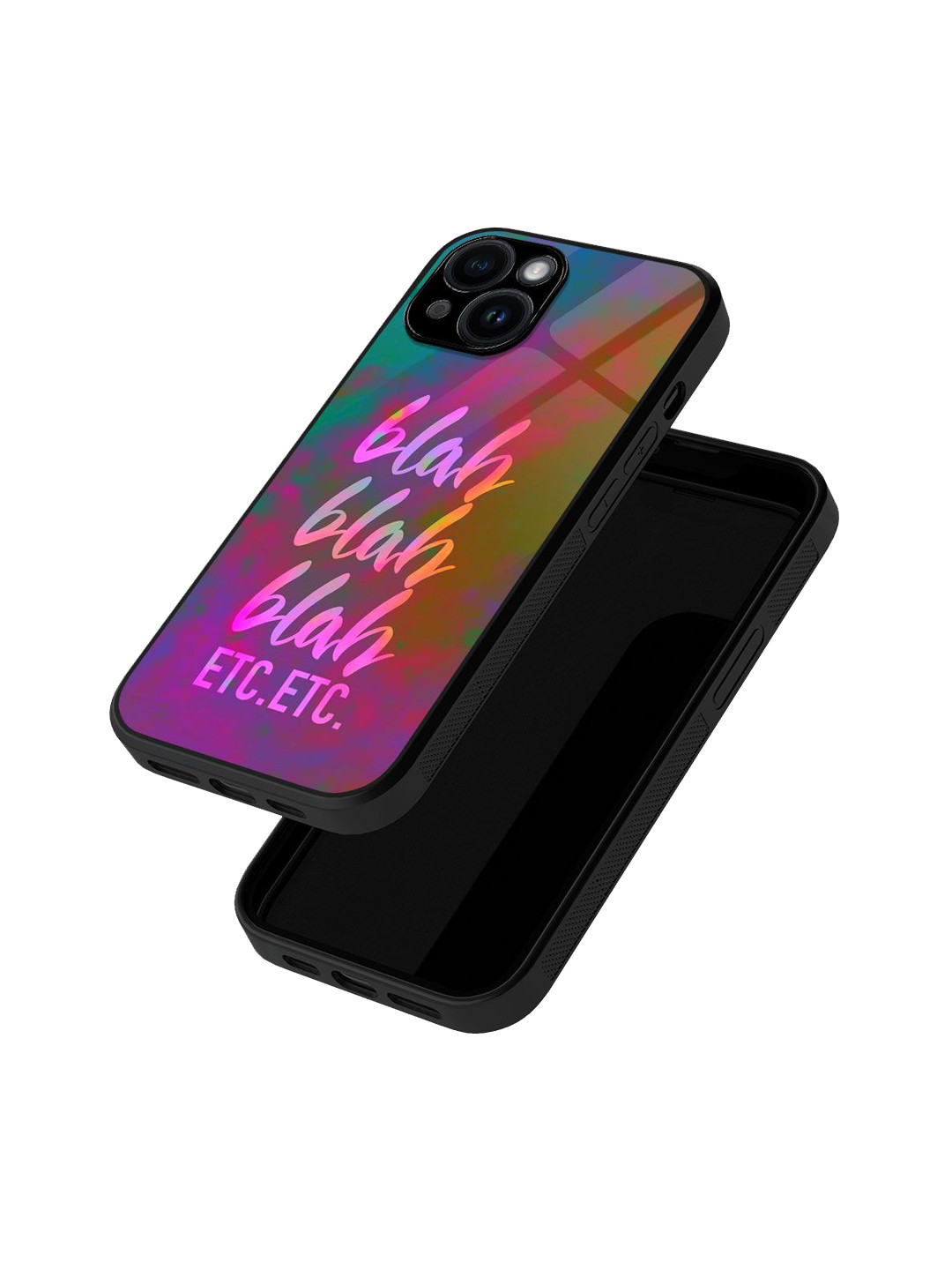 

macmerise Typography Printed iPhone 15 Back Case Mobile Accessories, Purple