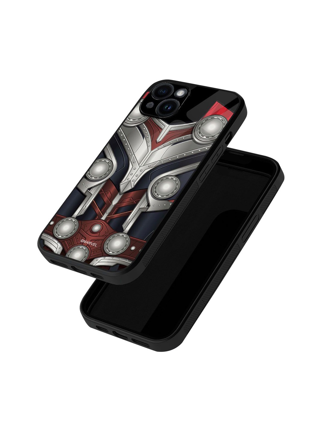 

macmerise Quirky Printed iPhone 15 Plus Back Case Mobile Accessories, Grey