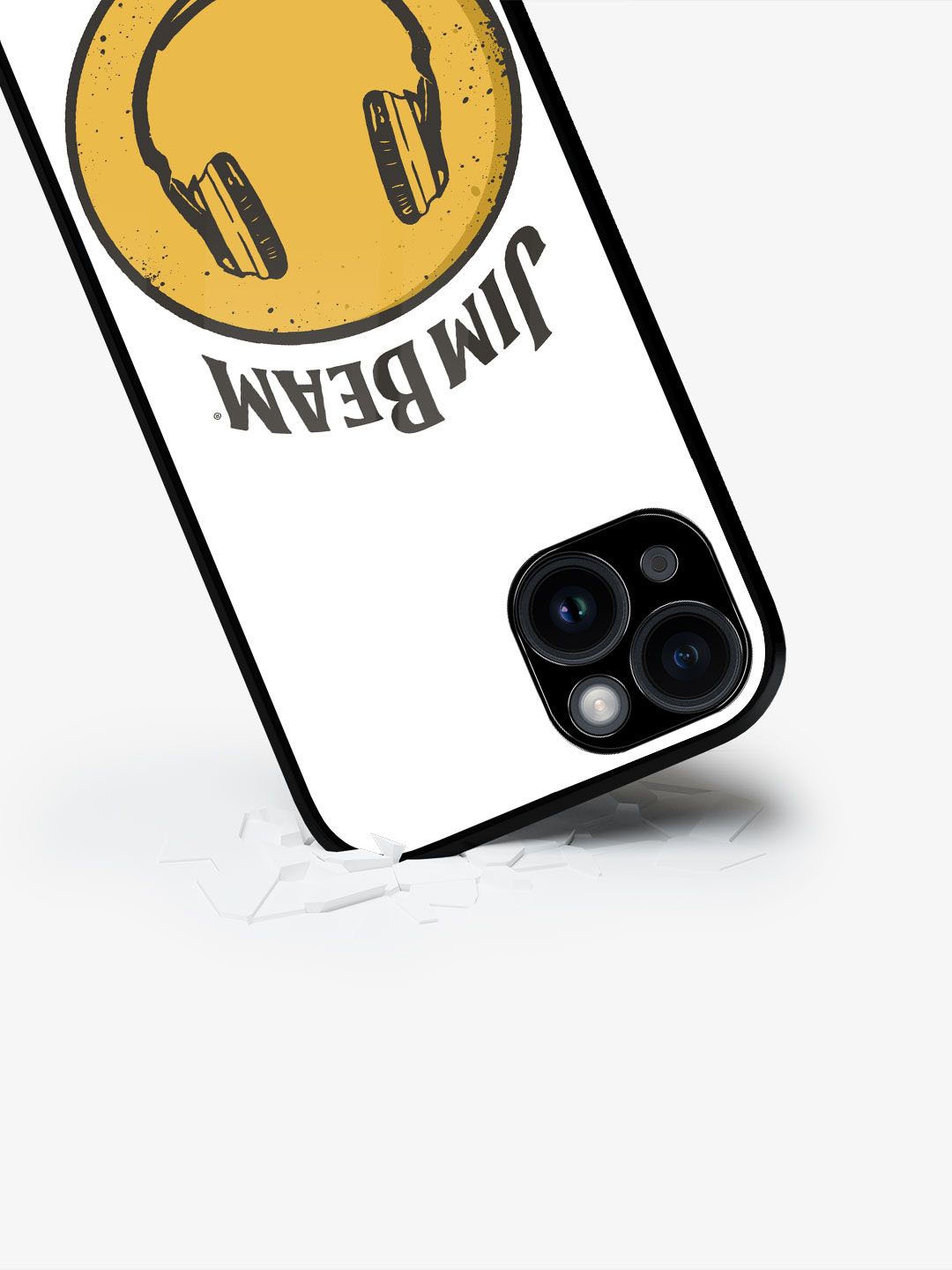 

macmerise Typography Printed iPhone 15 Plus Back Case Mobile Accessories, Black
