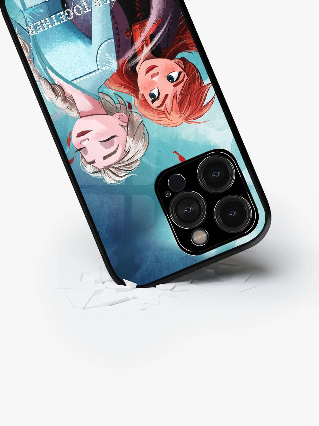 

macmerise Cartoon Characters Printed iPhone 15 Pro Back Case Mobile Accessories, Blue