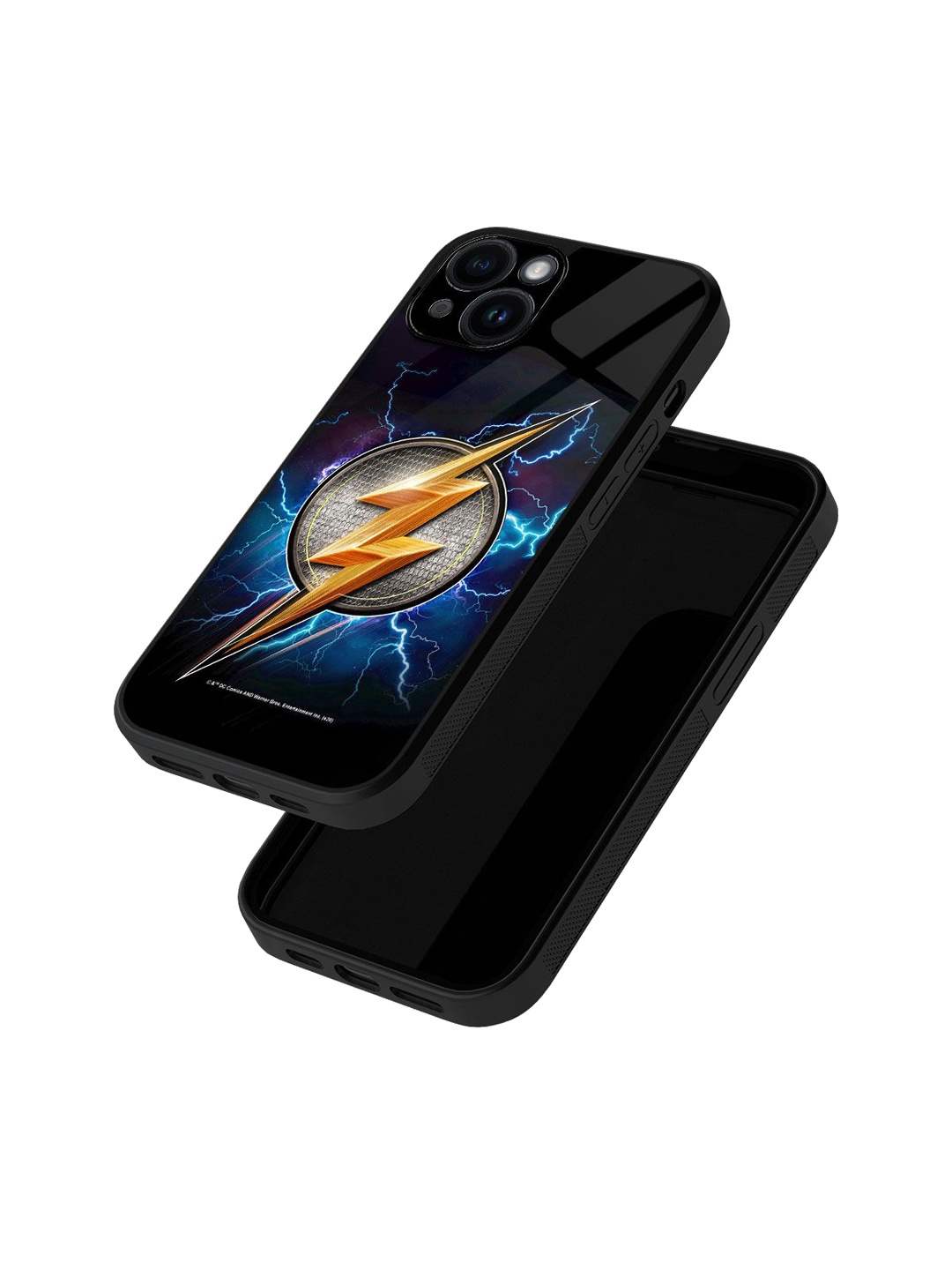 

macmerise Superhero Printed iPhone 15 Back Case Mobile Accessories, Blue
