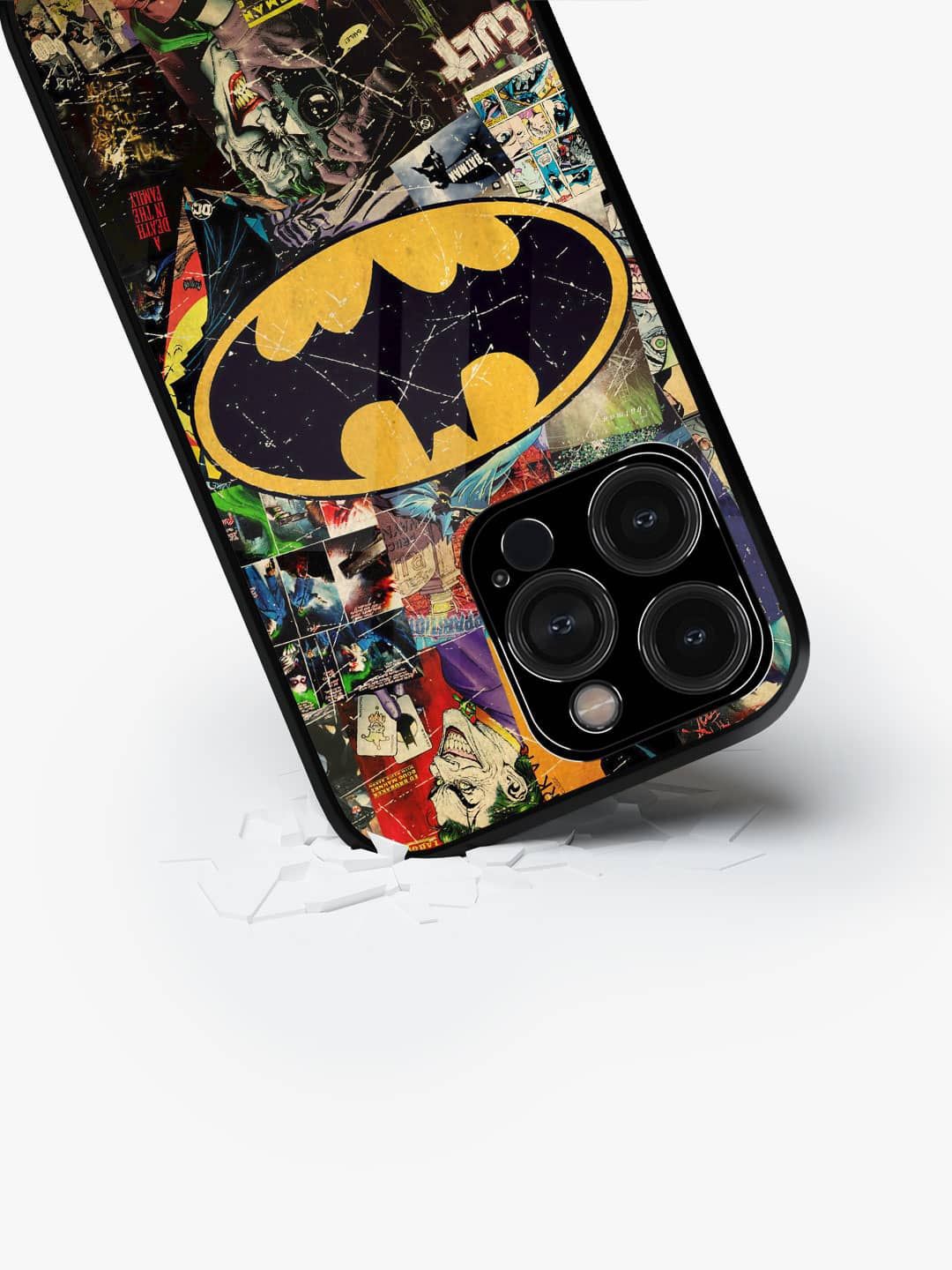 

macmerise Superhero Printed iPhone 15 Pro Back Case Mobile Accessories, Black