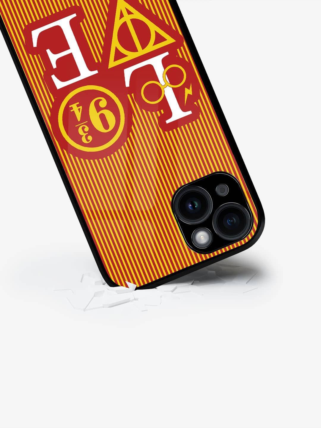 

macmerise Typography Printed iPhone 15 Plus Back Case Mobile Accessories, Red