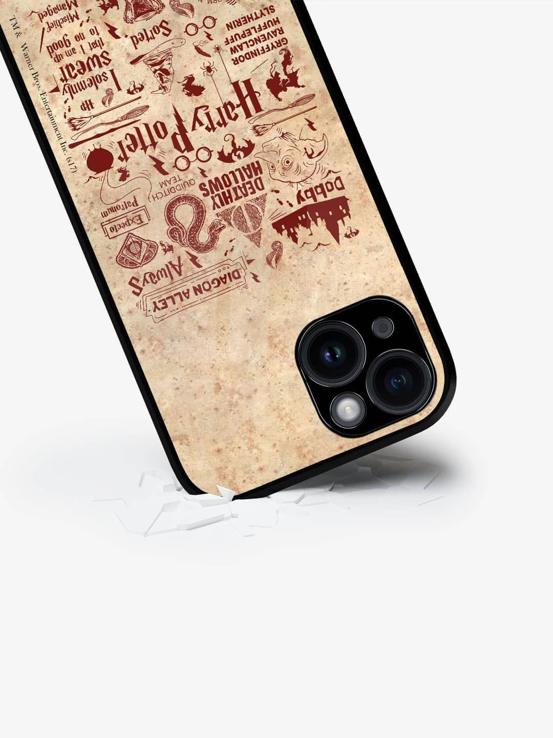 

macmerise Typography Printed iPhone 15 Plus Back Case Mobile Accessories, Beige