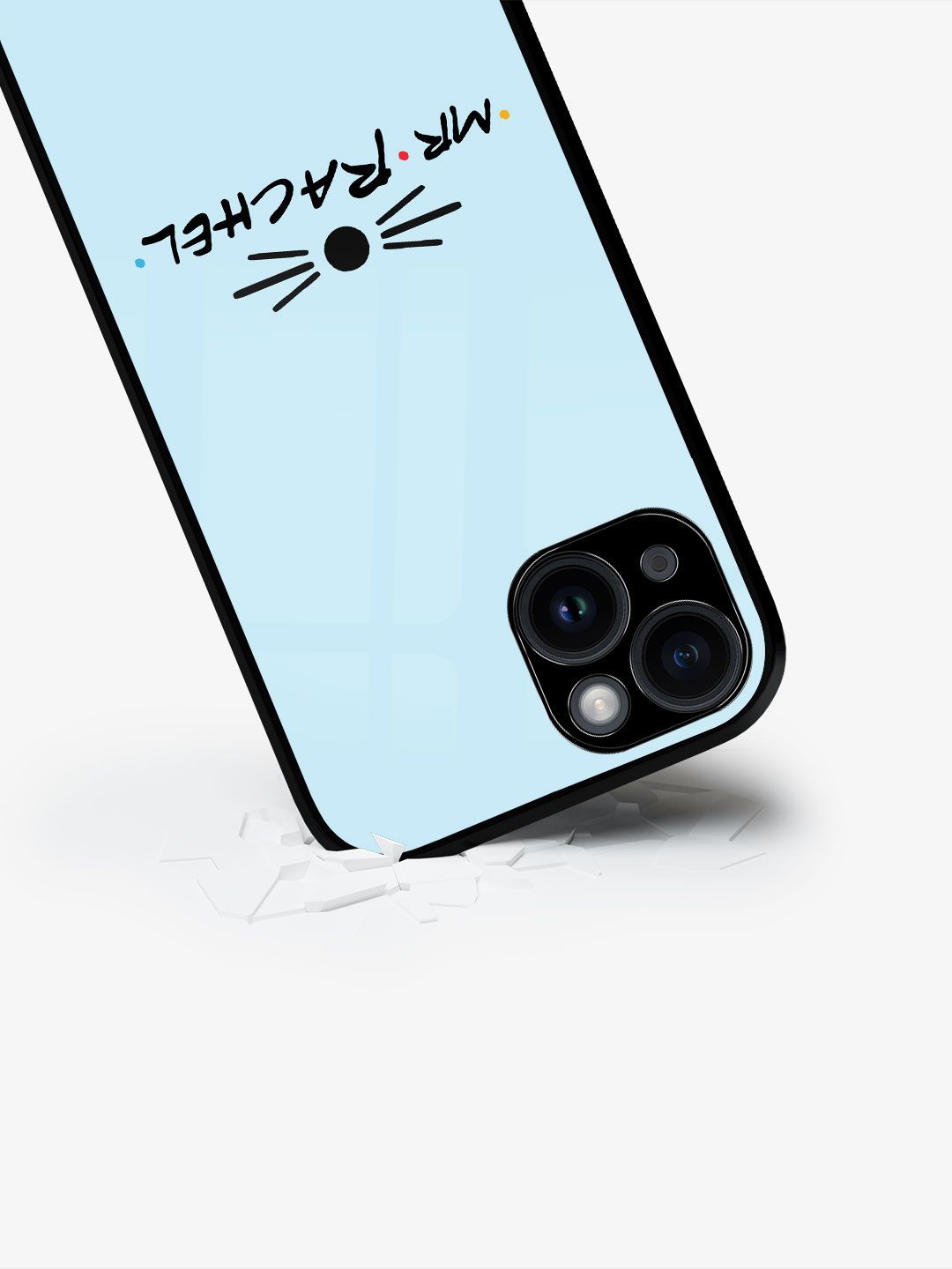 

macmerise Typography Printed iPhone 15 Plus Back Case Mobile Accessories, Blue