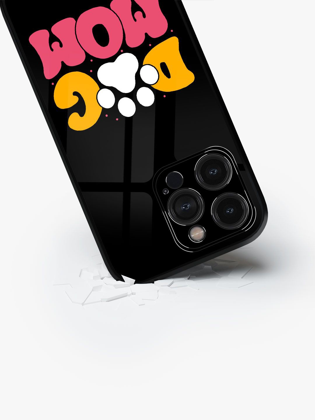 

macmerise Typography Printed iPhone 15 Pro Back Case Mobile Accessories, Black