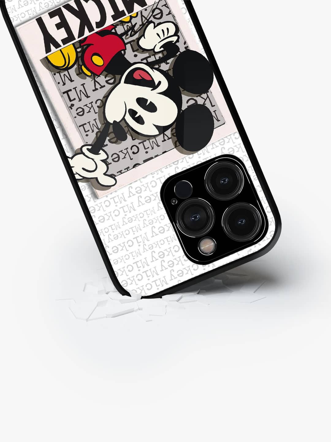 

macmerise Cartoon Characters Printed iPhone 15 Pro Back Case Mobile Accessories, White