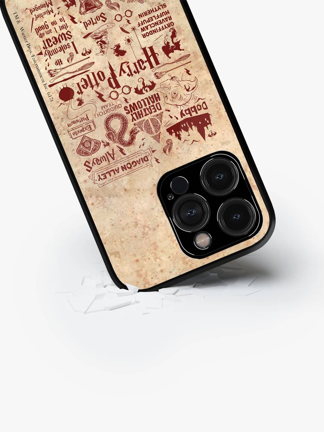 

macmerise Typography Printed iPhone 15 Pro Back Case Mobile Accessories, Beige