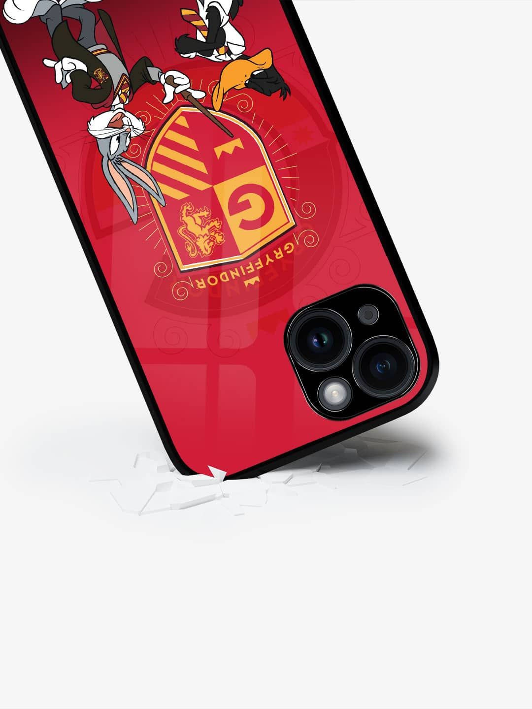 

macmerise Cartoon Characters Printed iPhone 15 Back Case Mobile Accessories, Red