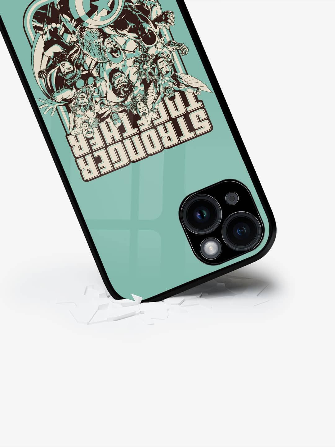 

macmerise Superhero Printed iPhone 15 Plus Back Case Mobile Accessories, Sea green