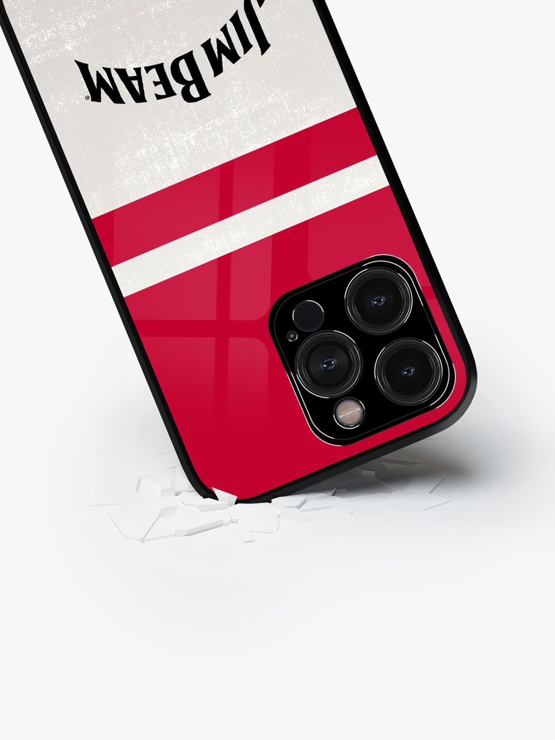 

macmerise Typography Printed iPhone 15 Plus Back Case Mobile Accessories, Red