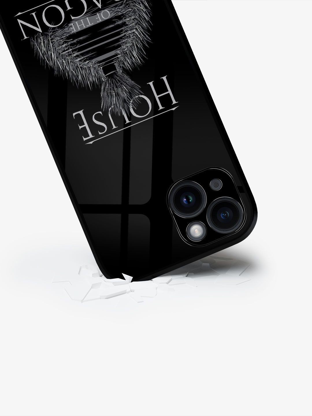 

macmerise Typography Printed iPhone 15 Back Case Mobile Accessories, Black