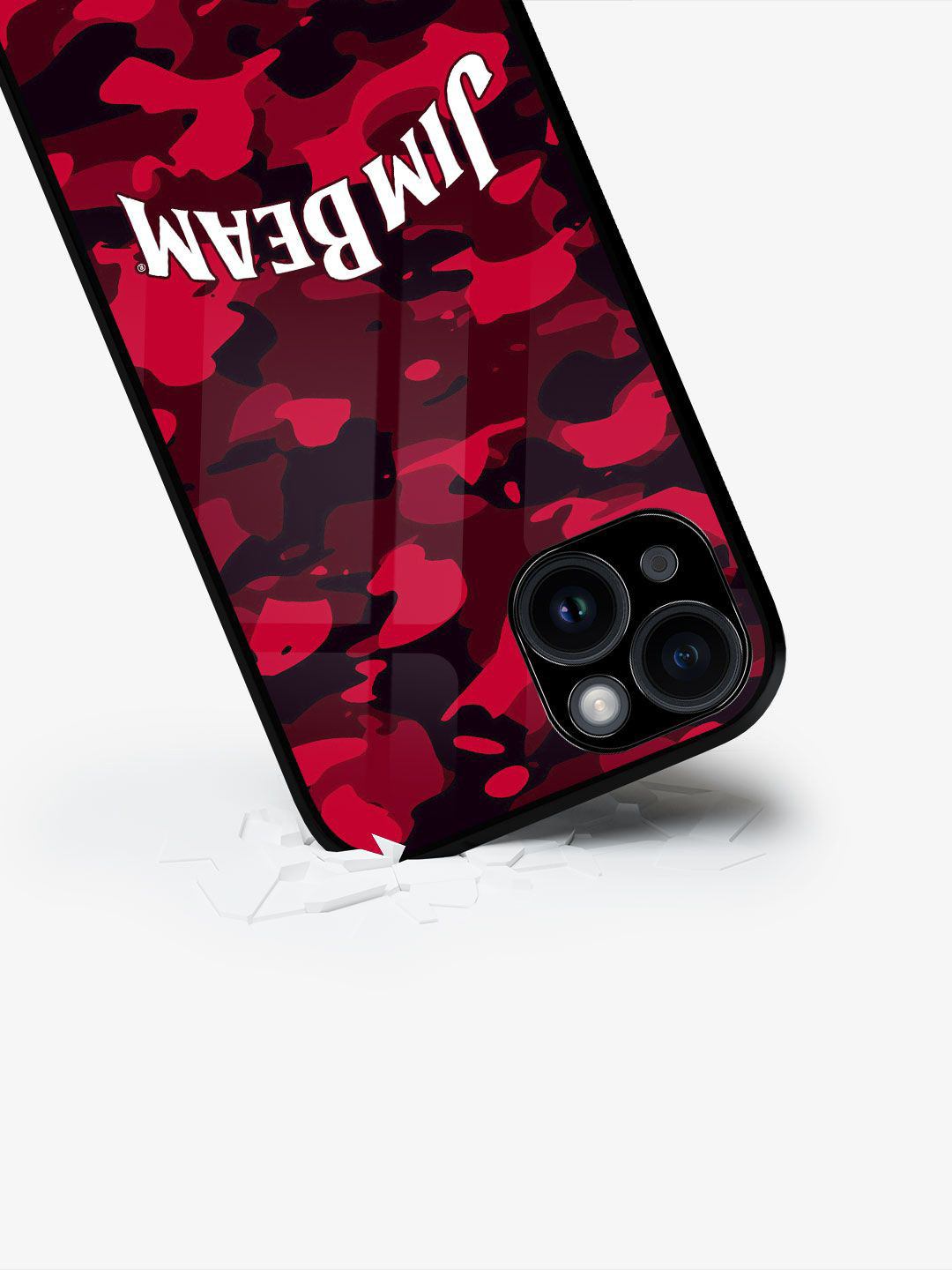 

macmerise Typography Printed iPhone 15 Plus Back Case Mobile Accessories, Red