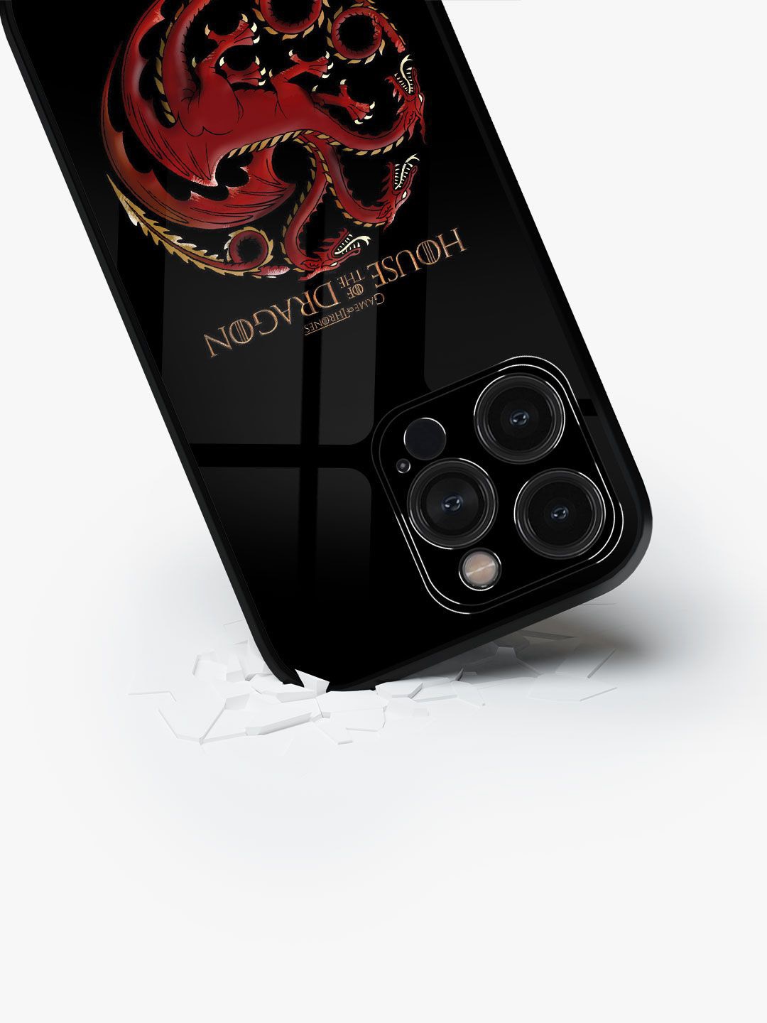 

macmerise Quirky Printed iPhone 15 Pro Back Case Mobile Accessories, Maroon
