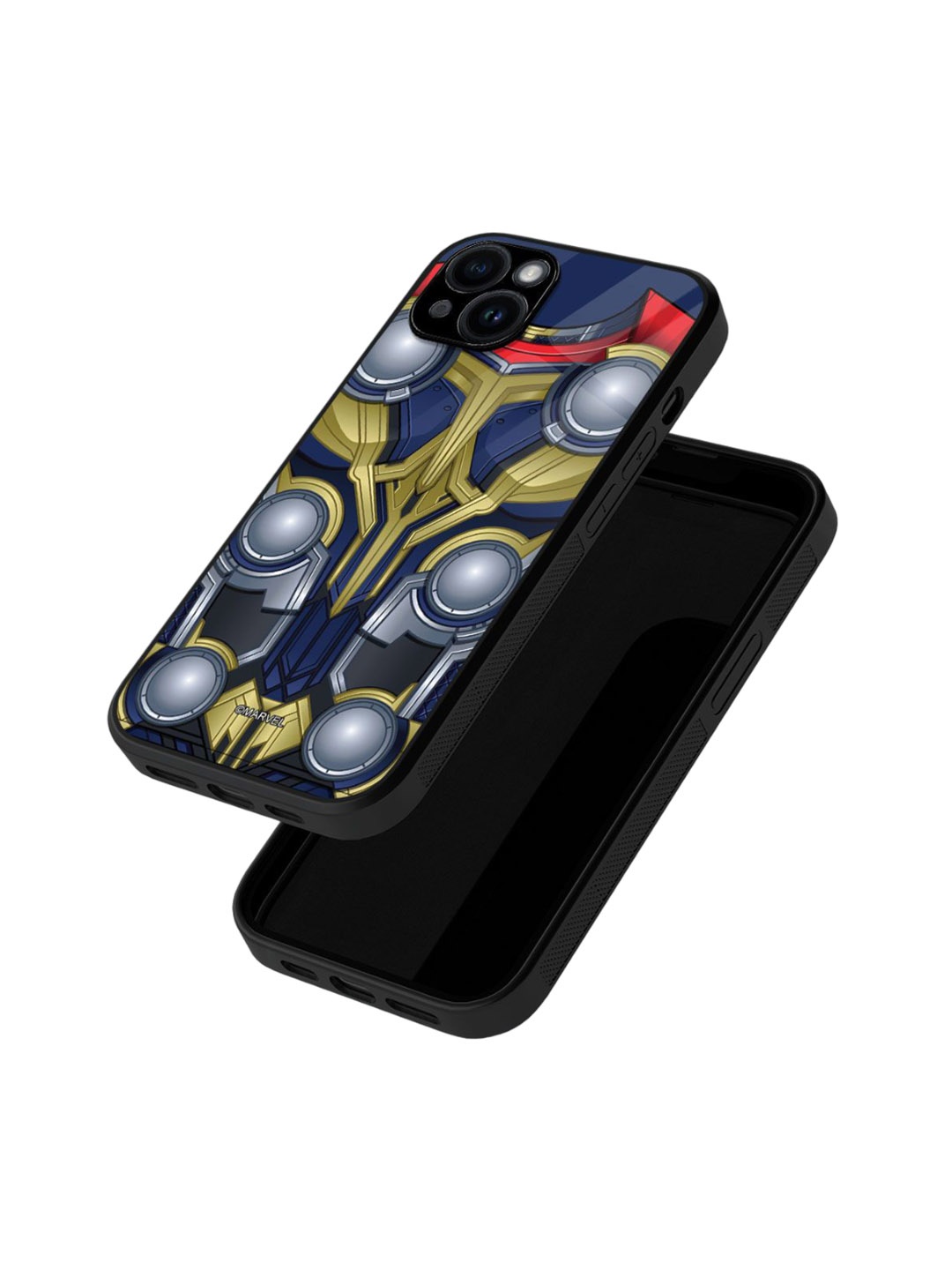 

macmerise Abstract Printed iPhone 15 Plus Back Case Mobile Accessories, Grey