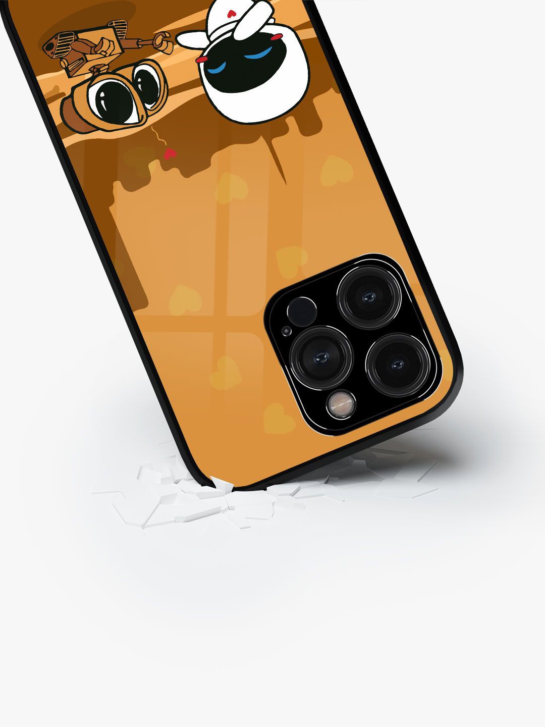 

macmerise Quirky Printed iPhone 15 Pro Back Case Mobile Accessories, Brown