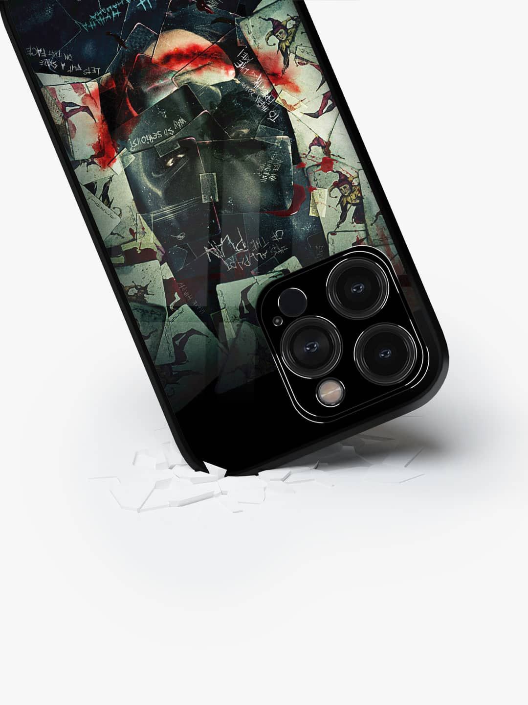 

macmerise Superhero Printed iPhone 15 Pro Back Case Mobile Accessories, Black