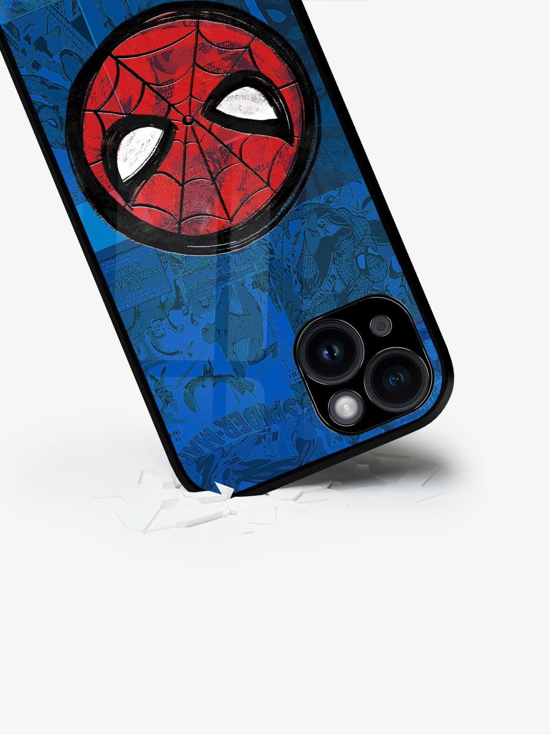 

macmerise Superhero Printed iPhone 15 Back Case Mobile Accessories, Blue