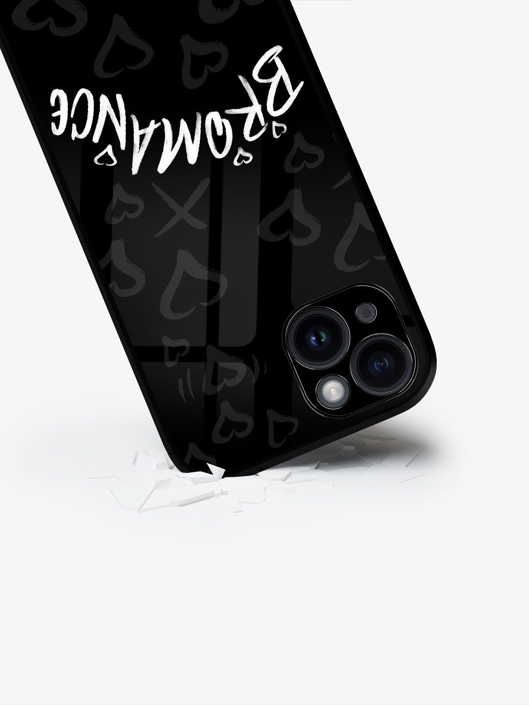 

macmerise Typography Printed iPhone 15 Back Case Mobile Accessories, Black