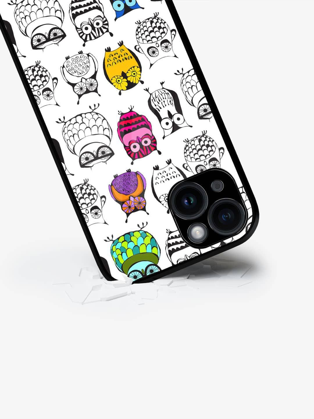 

macmerise Conversational Printed iPhone 15 Plus Back Case Mobile Accessories, White