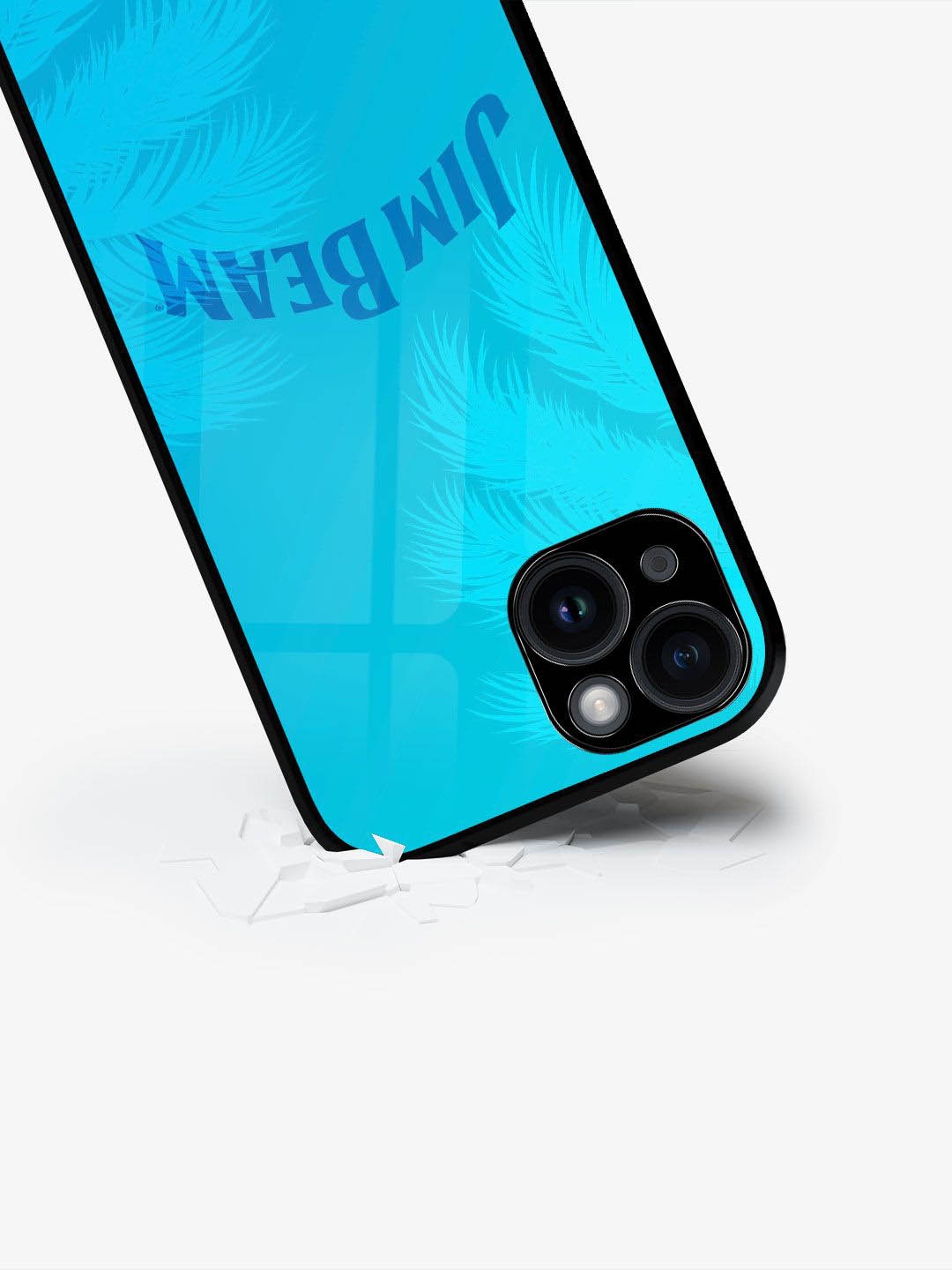 

macmerise Typography Printed iPhone 15 Back Case Mobile Accessories, Blue