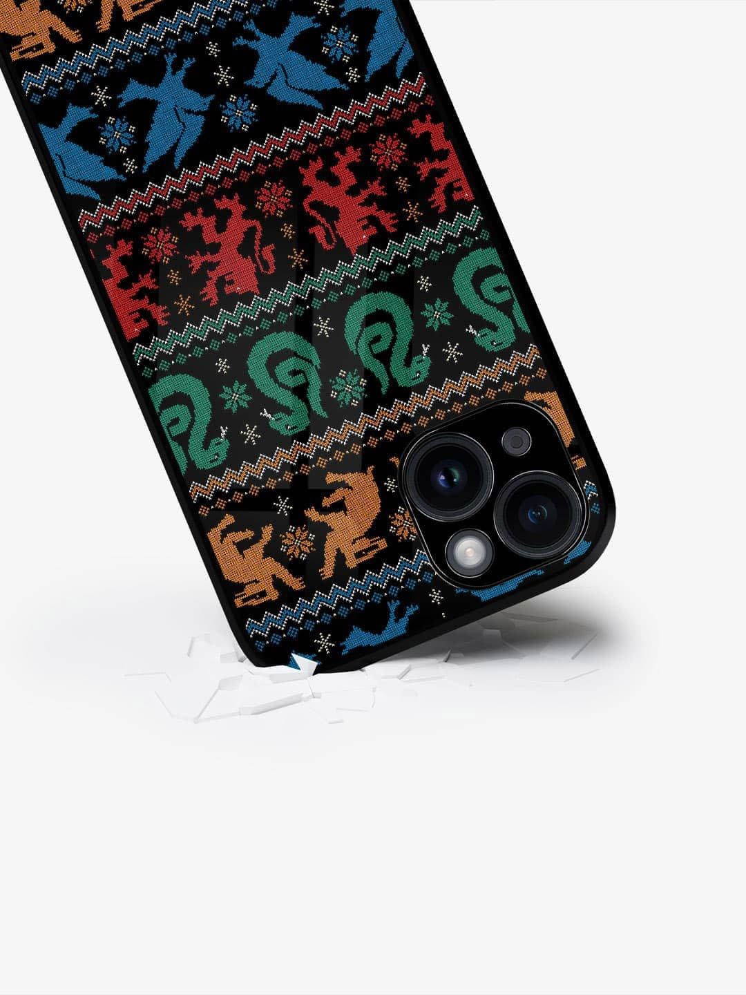 

macmerise Abstract Printed iPhone 15 Back Case Mobile Accessories, Green