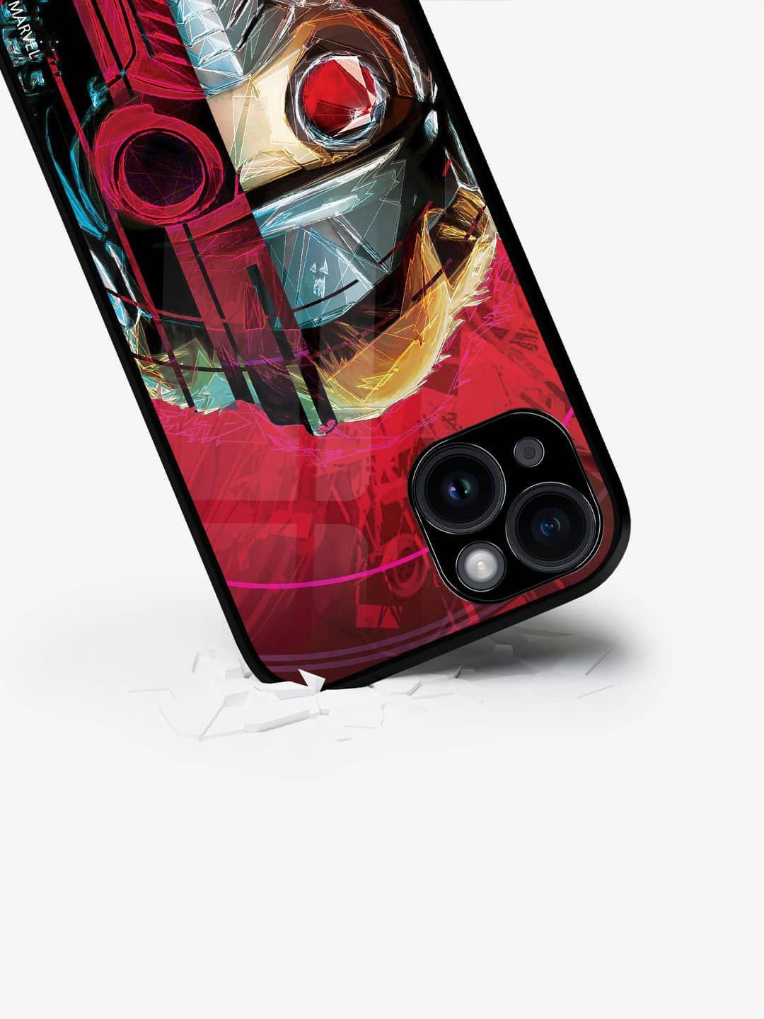 

macmerise Superhero Printed iPhone 15 Plus Back Case Mobile Accessories, Red