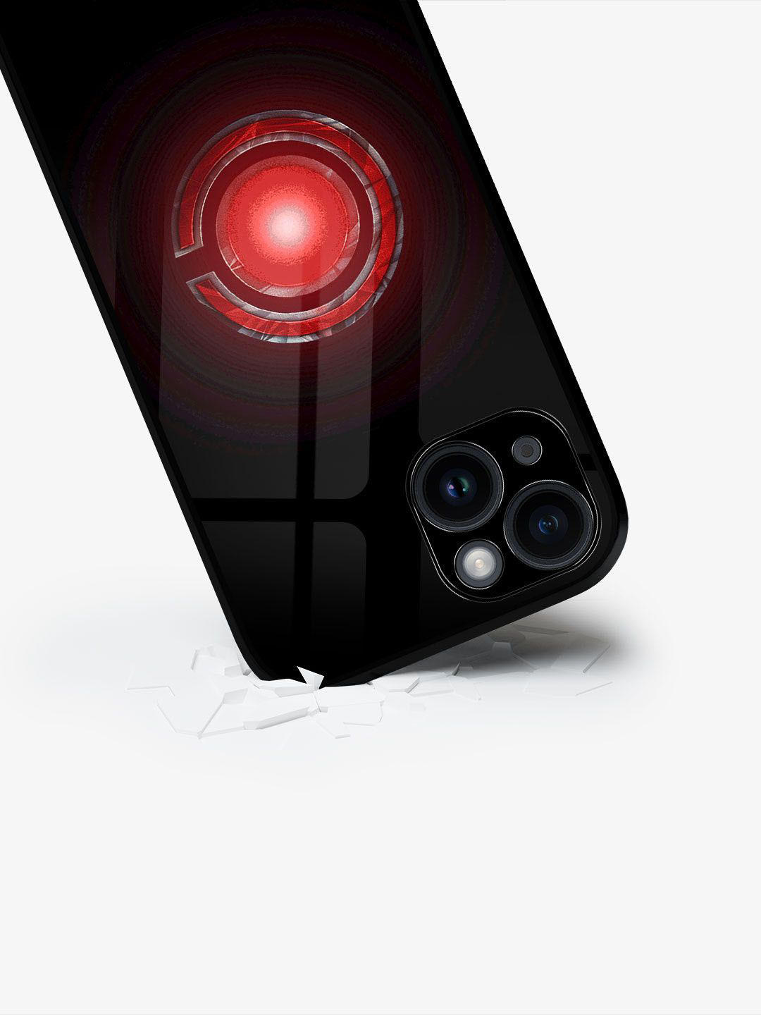 

macmerise Quirky Printed iPhone 15 Back Case Mobile Accessories, Black