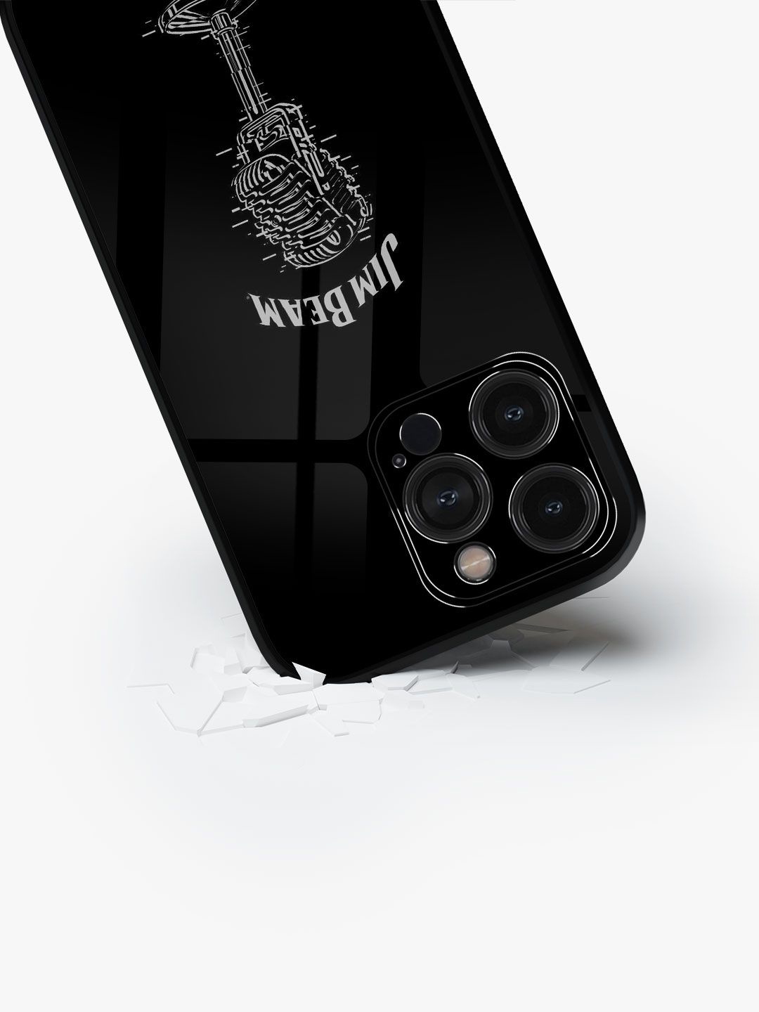 

macmerise Typography Printed iPhone 15 Pro Back Case Mobile Accessories, Black