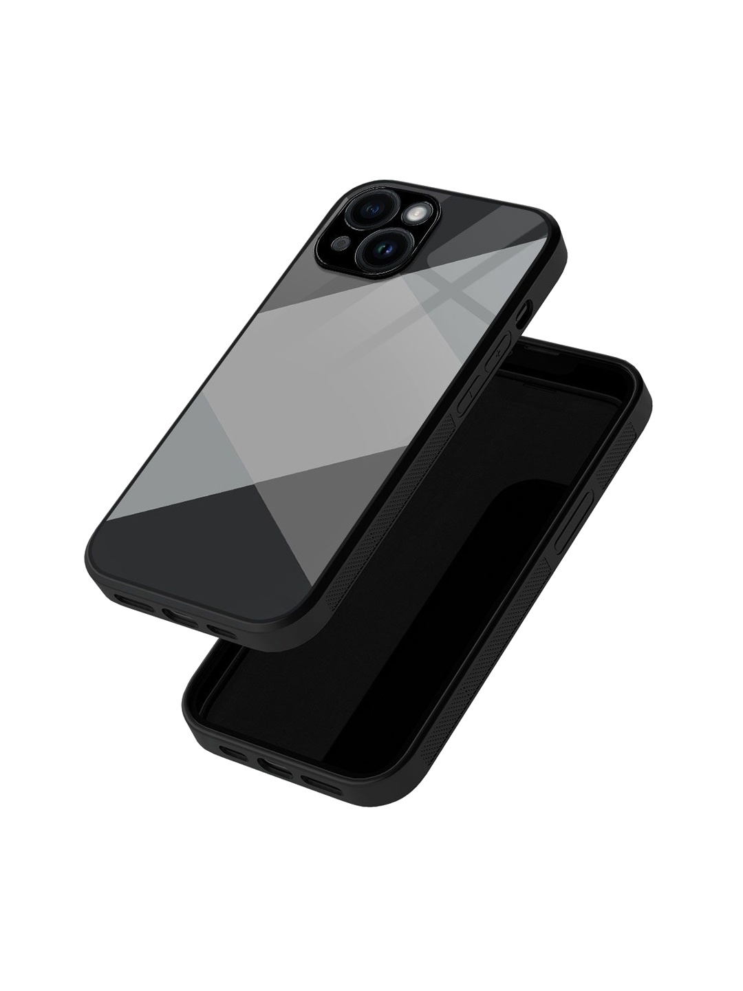 

macmerise Solid iPhone 15 Back Case Mobile Accessories, Black