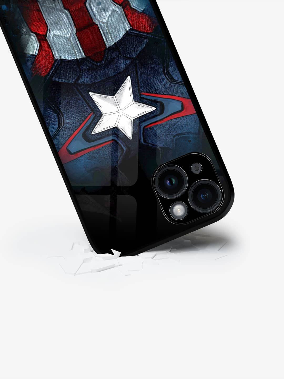 

macmerise Superhero Printed iPhone 15 Plus Back Case Mobile Accessories, Blue