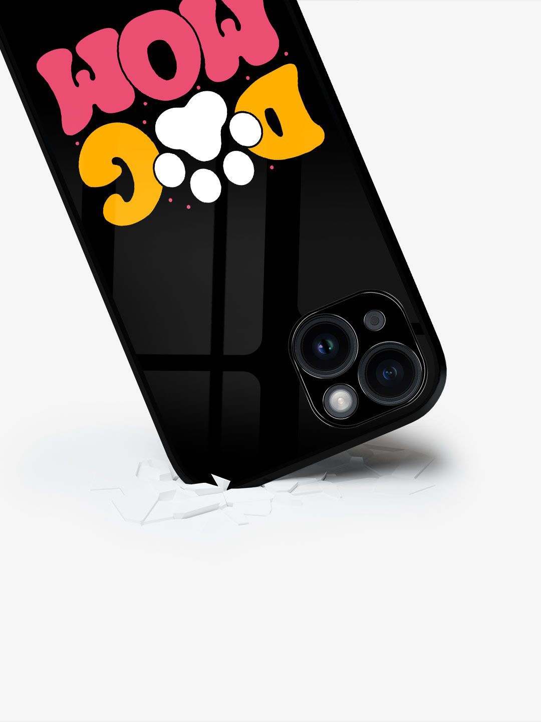 

macmerise Typography Printed iPhone 15 Plus Back Case Mobile Accessories, Black