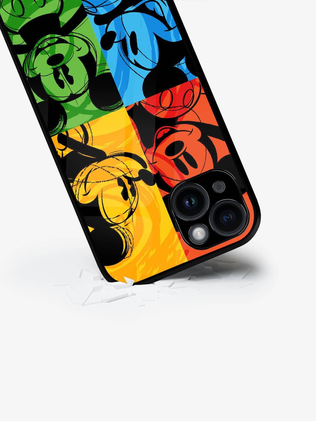 

macmerise Cartoon Characters Printed iPhone 15 Back Case Mobile Accessories, Blue