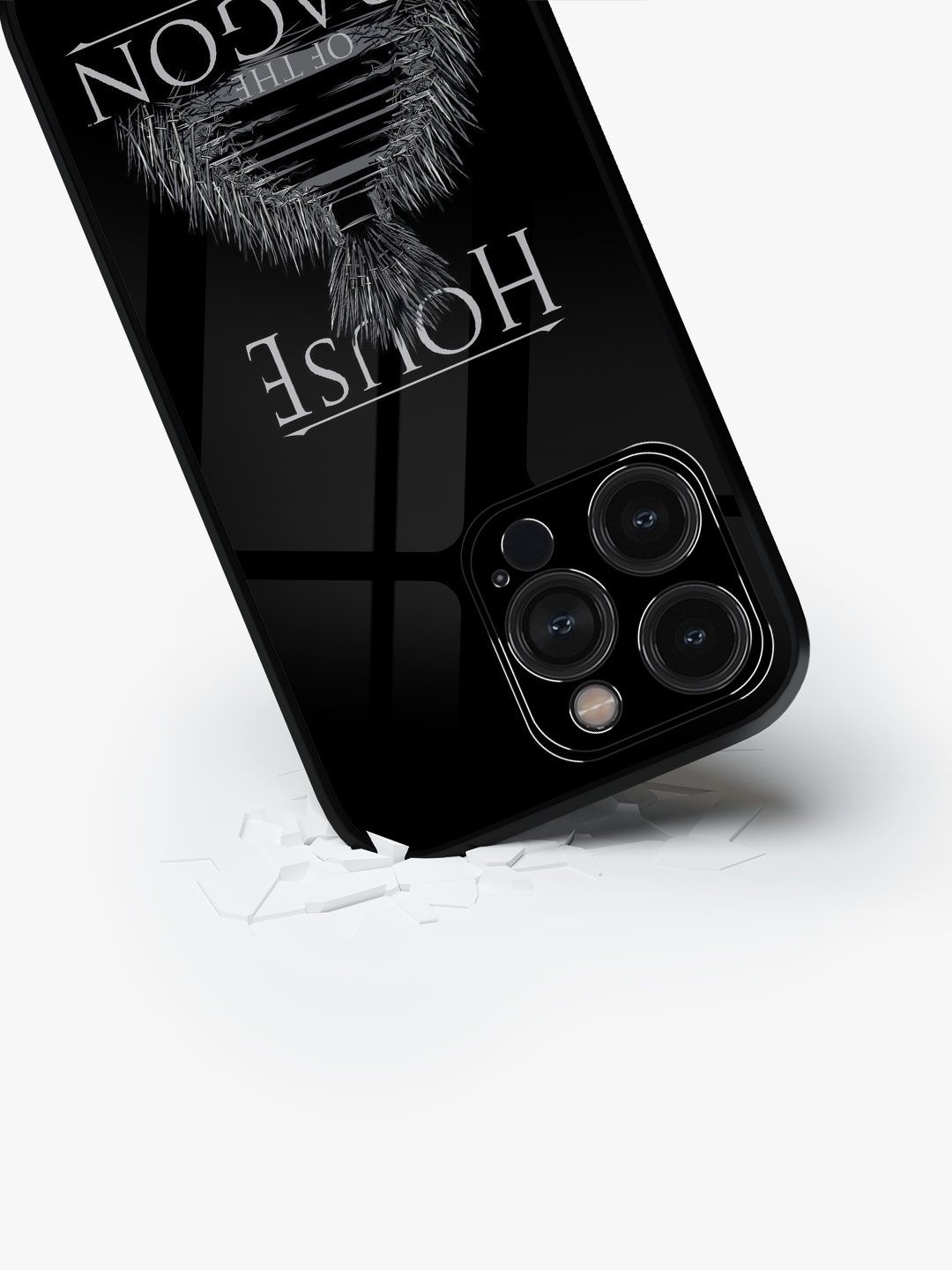 

macmerise Typography Printed iPhone 15 Pro Back Case Mobile Accessories, Black