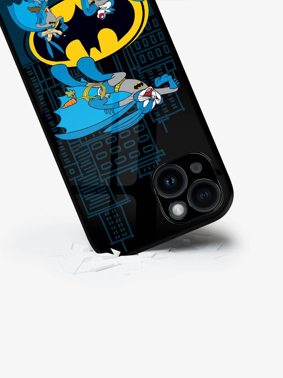 

macmerise Cartoon Characters Printed iPhone 15 Back Case Mobile Accessories, Black