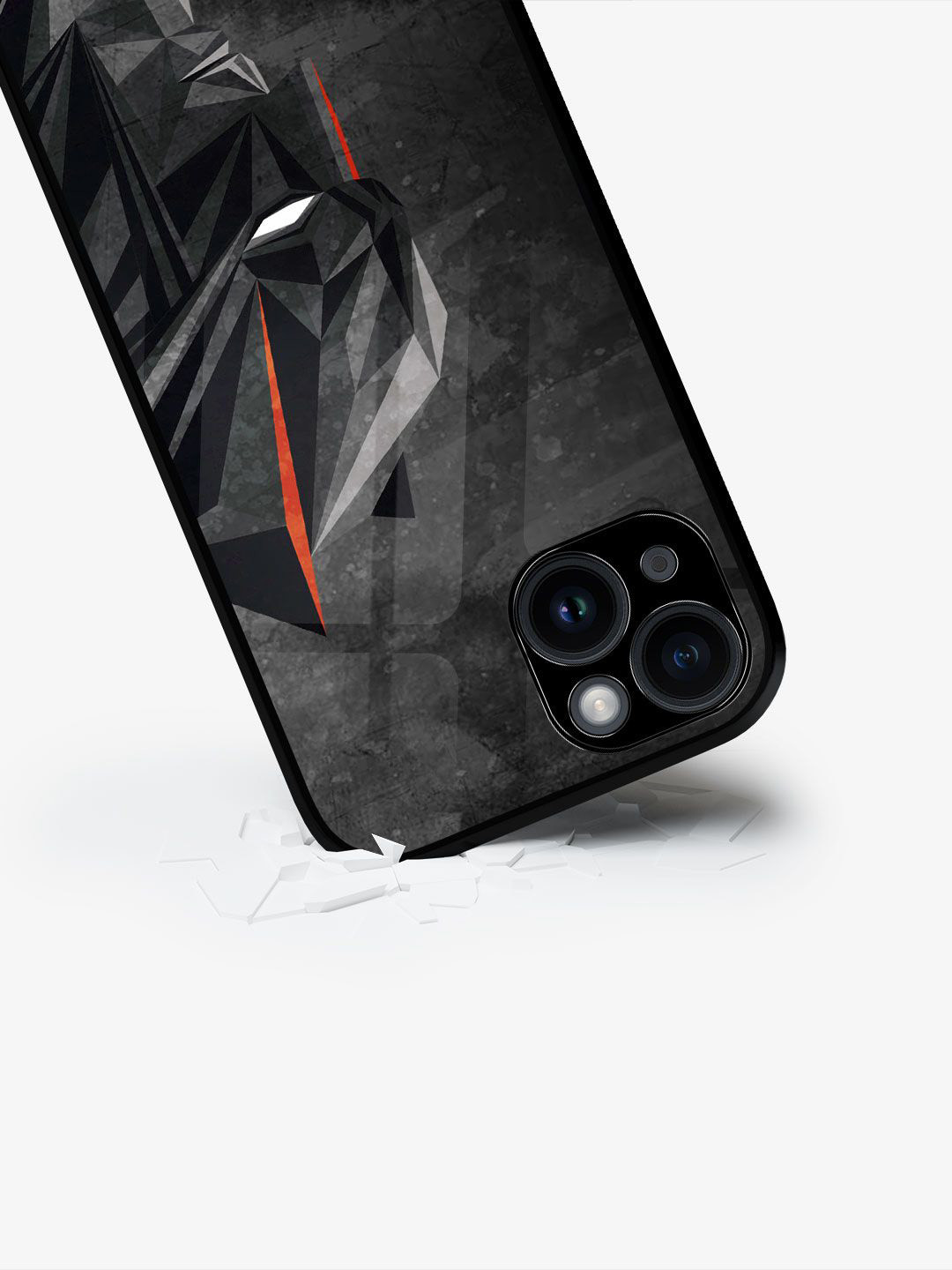 

macmerise Batman Printed iPhone 15 Plus Back Case Mobile Accessories, Black