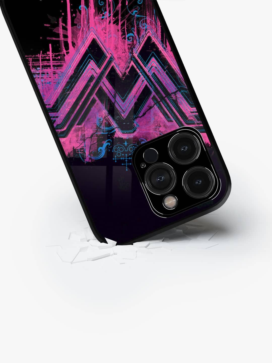 

macmerise Superhero Printed iPhone 15 Pro Back Case Mobile Accessories, Purple