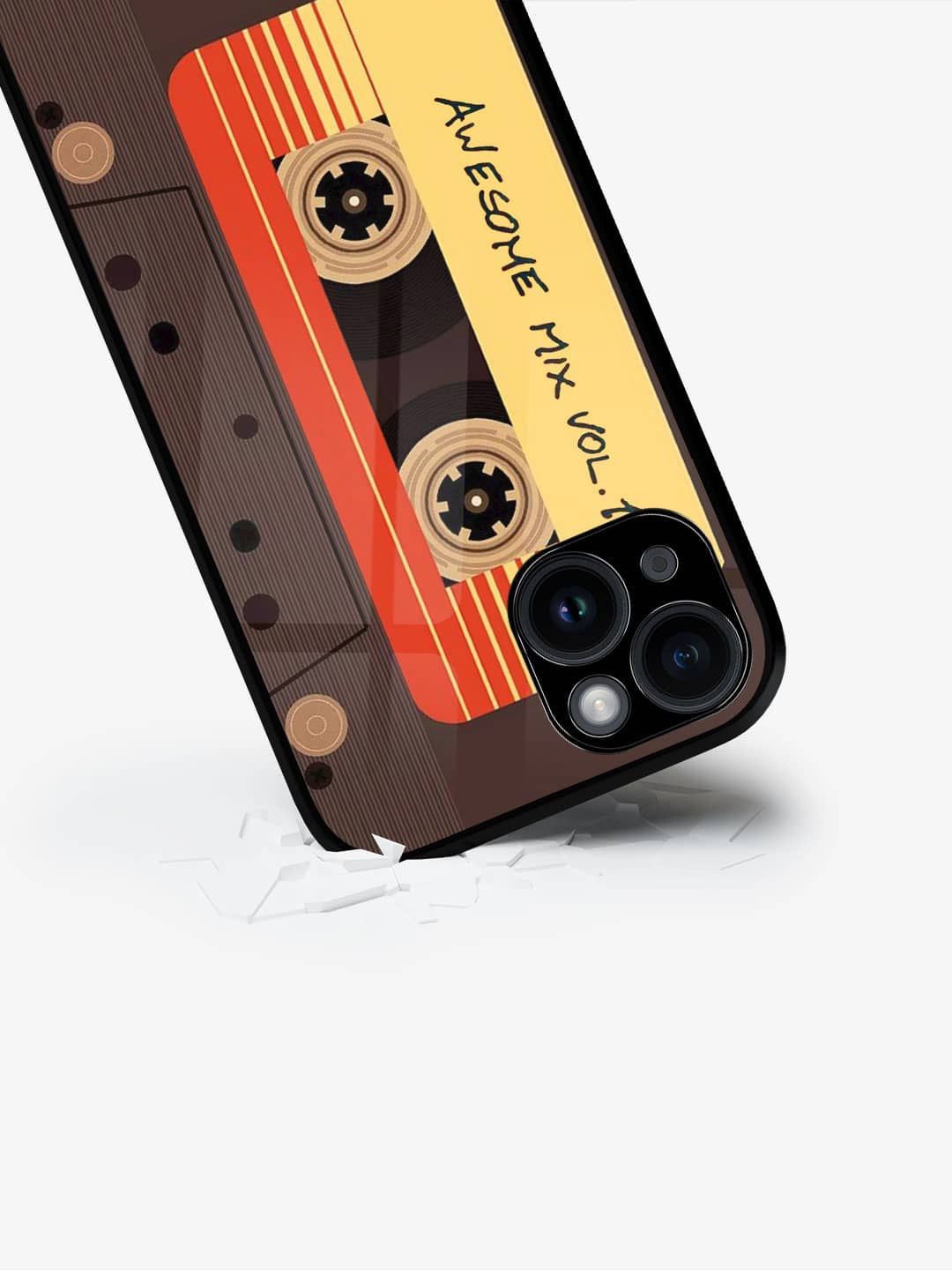 

macmerise Abstract Printed iPhone 15 Back Case Mobile Accessories, Orange