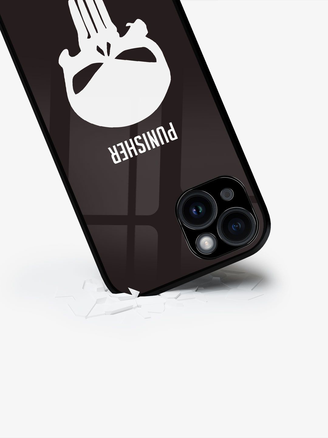 

macmerise Abstract Printed iPhone 15 Back Case Mobile Accessories, Black
