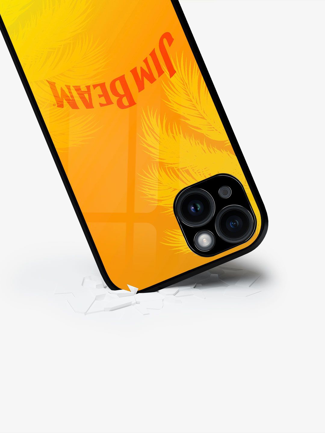 

macmerise Typography Printed iPhone 15 Back Case Mobile Accessories, Yellow
